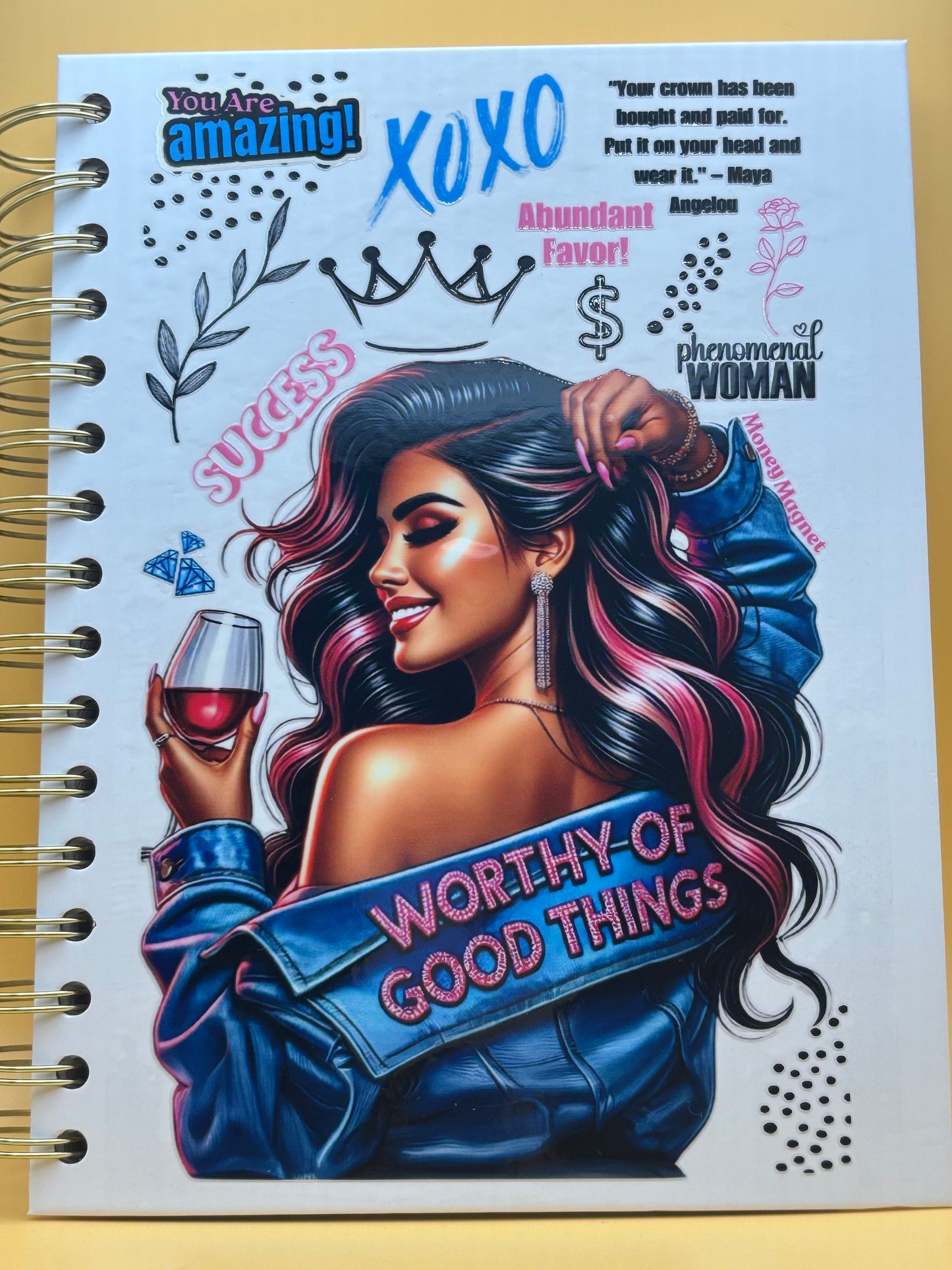 A5 Spiral The Everyday Planner - Motivational Baddie