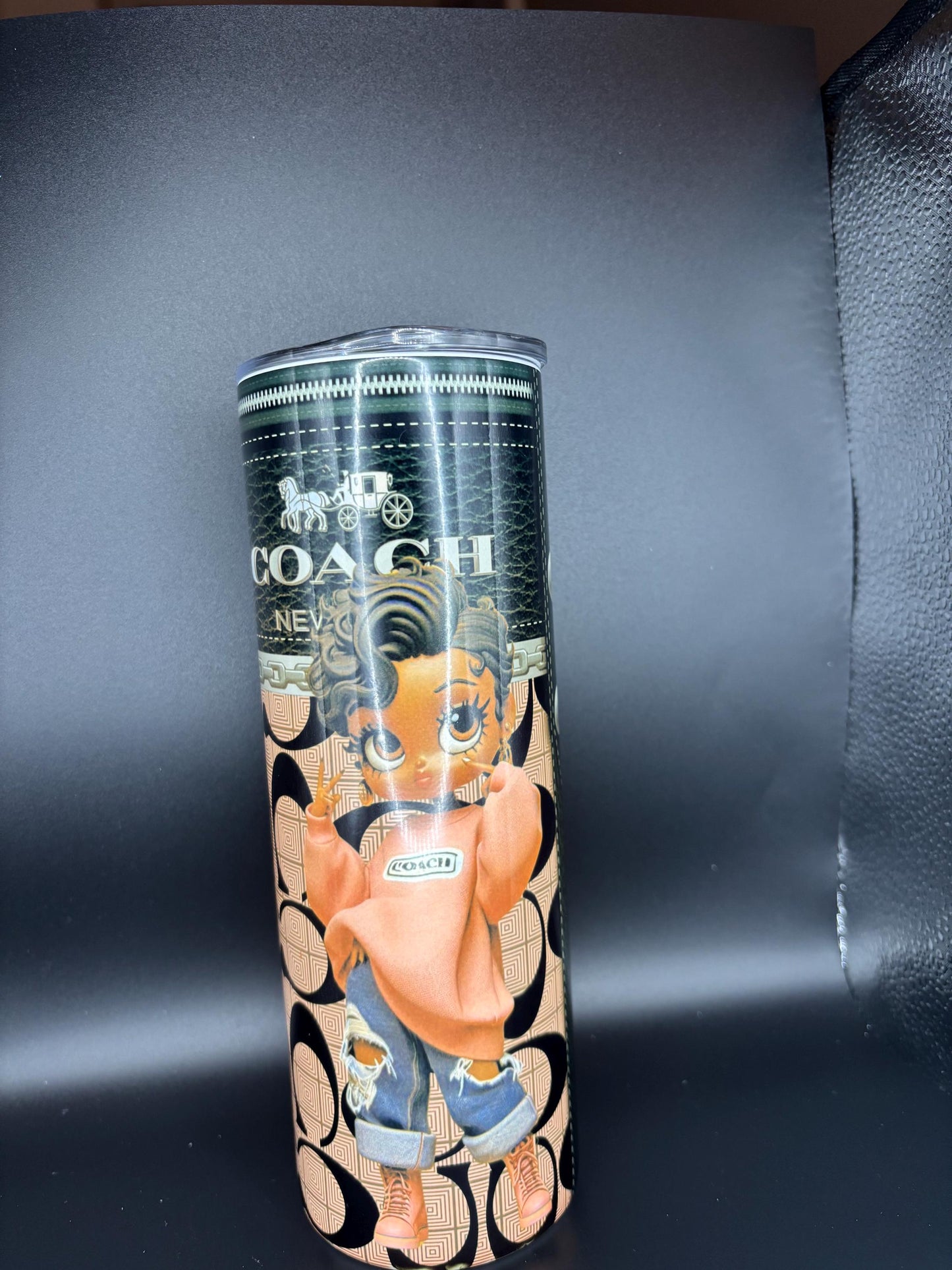 Betty Boop Tumbler: 20oz Stainless Steel Insulated Cup