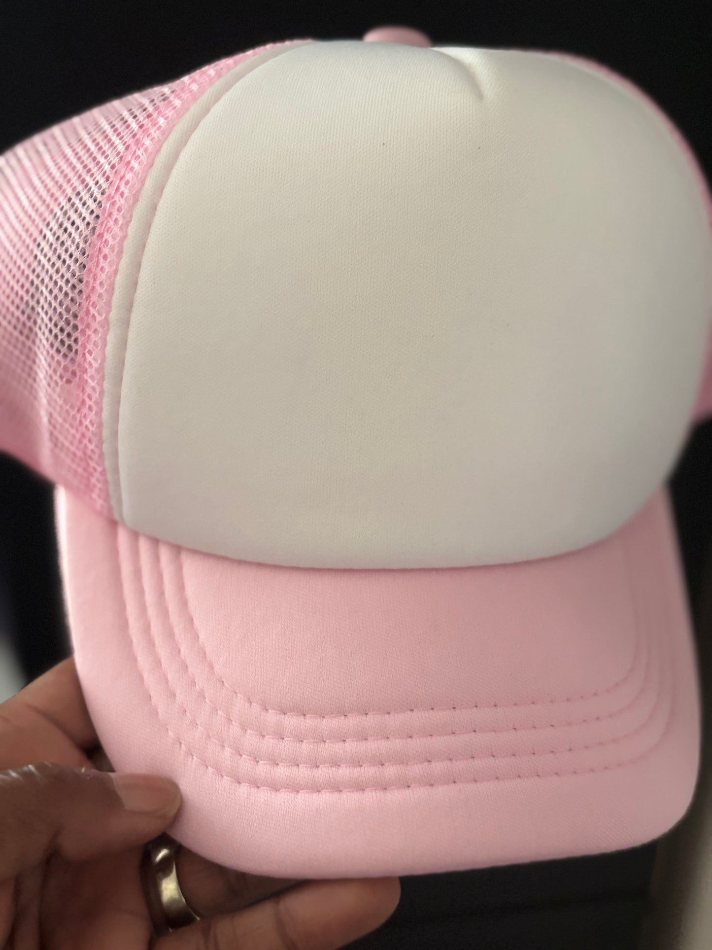 Customizable Trucker Hat – Faith, Affirmation, or Sassy Sayings – Personalized Mesh Snapback