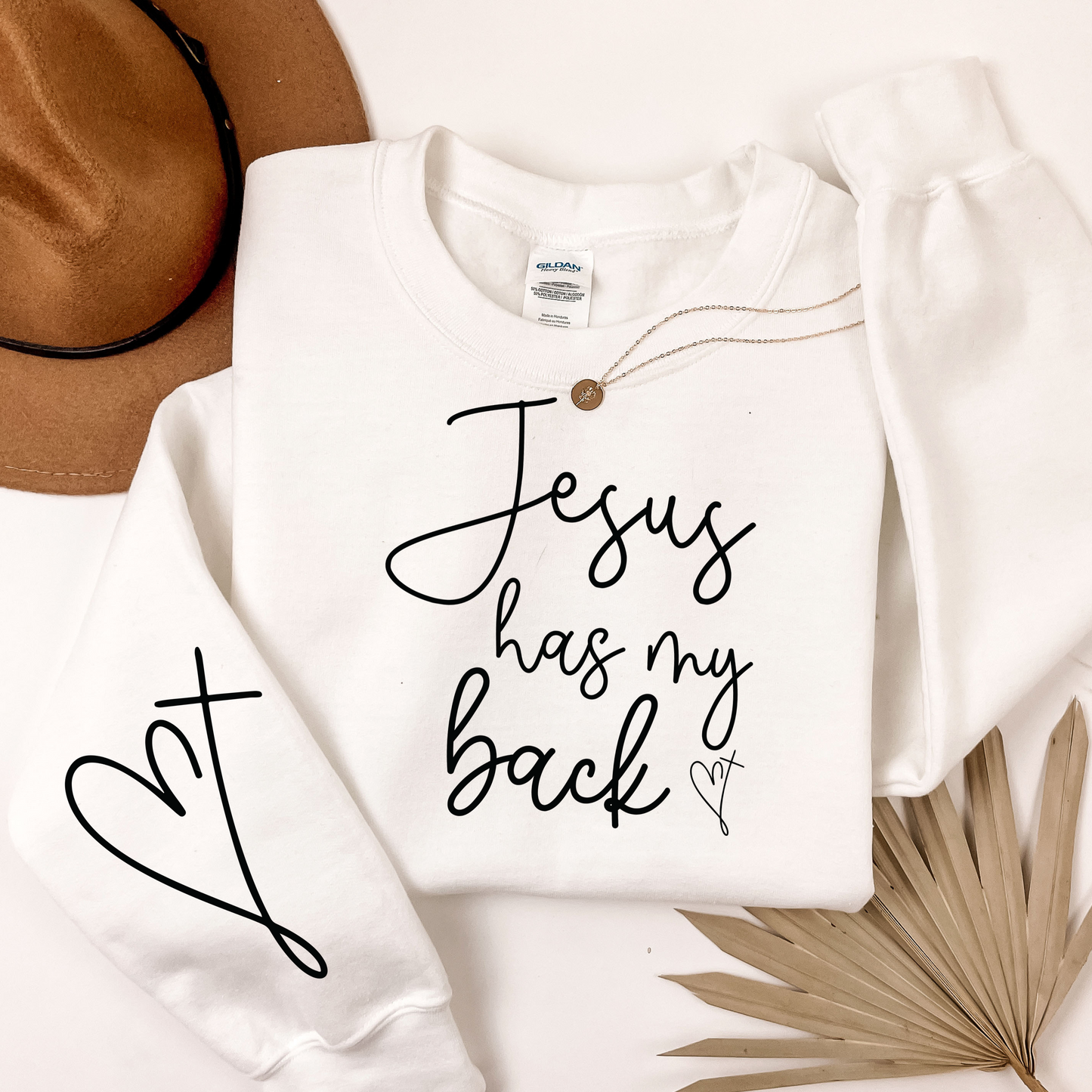 Jesus Has My Back Unisex Sweatshirt