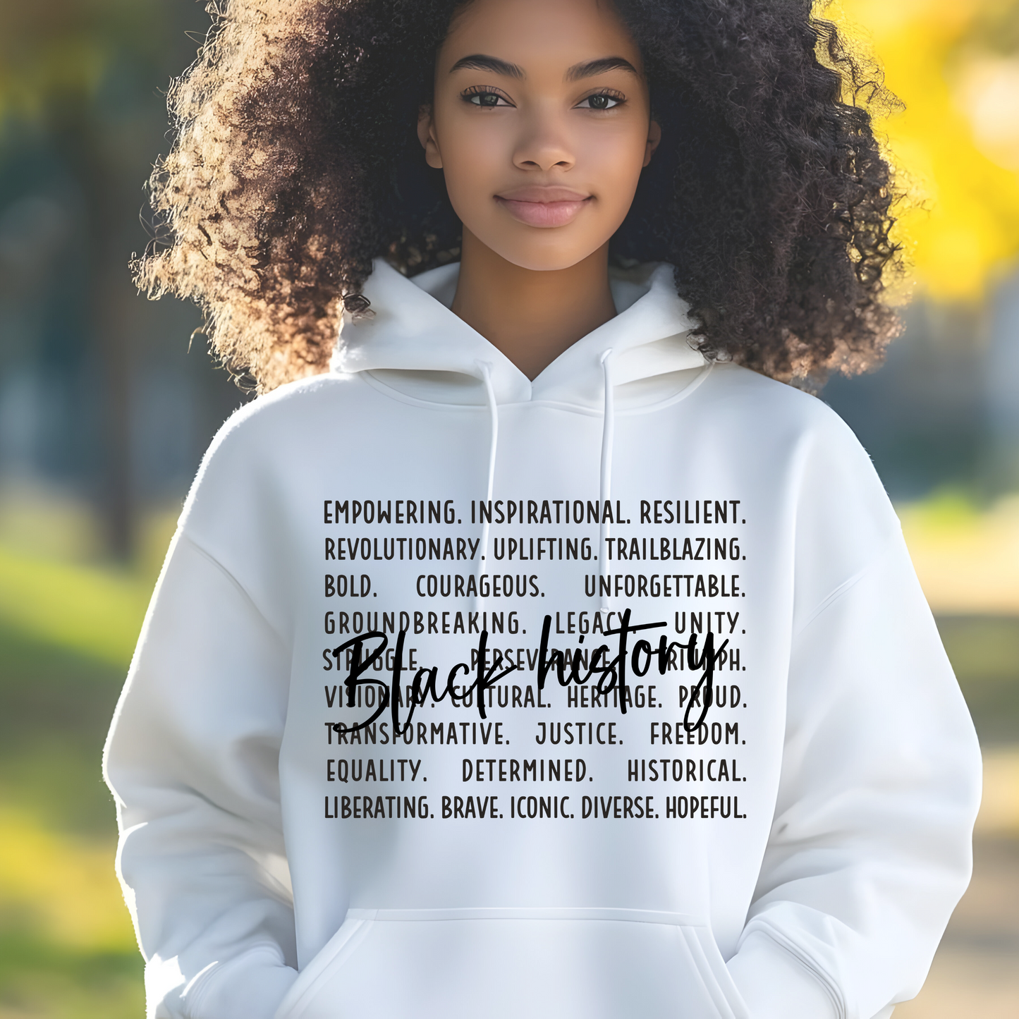 Black History Inspirational Hoodie