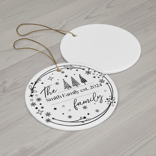 Personalized Ceramic Ornament