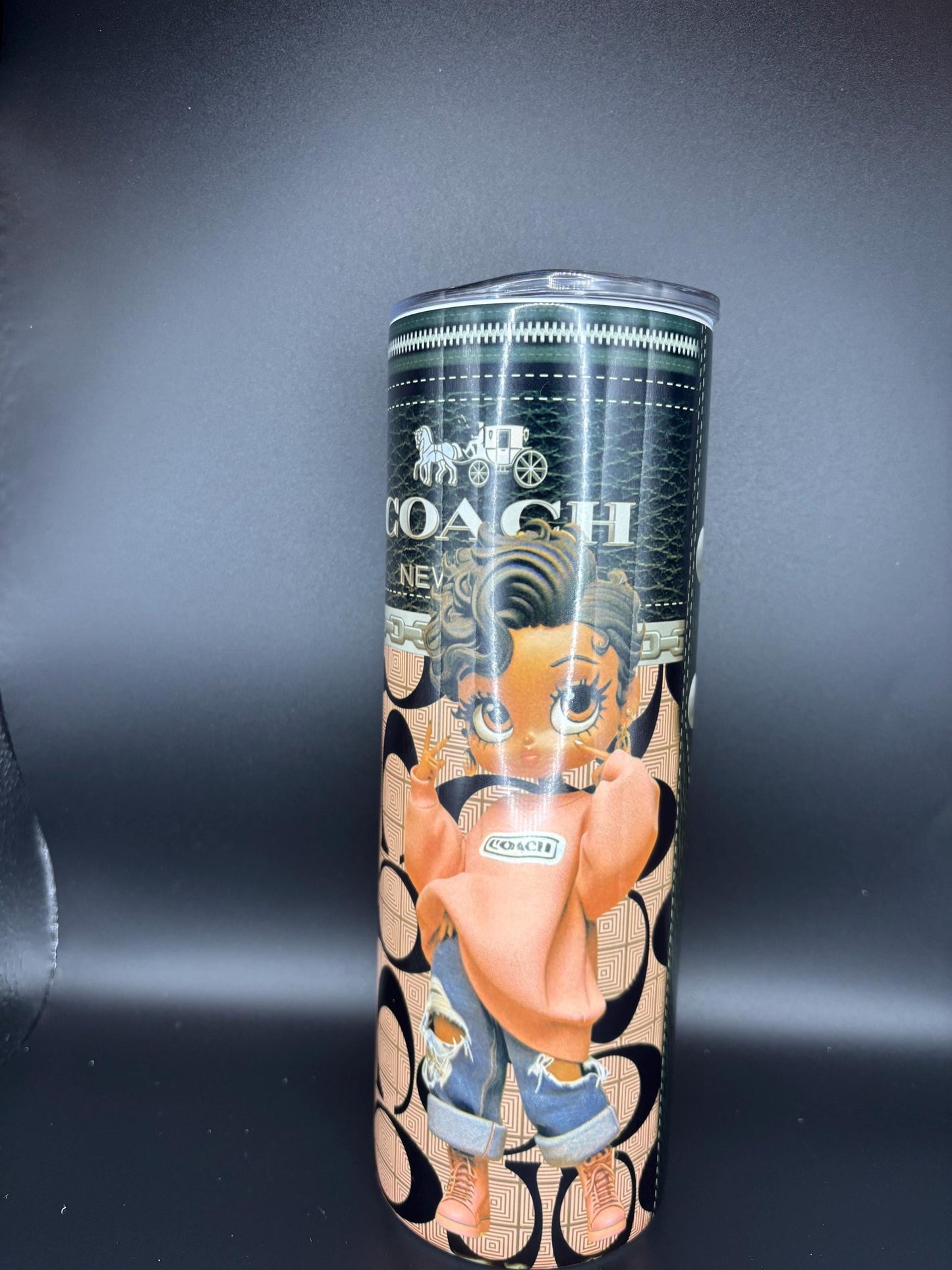 Betty Boop Tumbler: 20oz Stainless Steel Insulated Cup