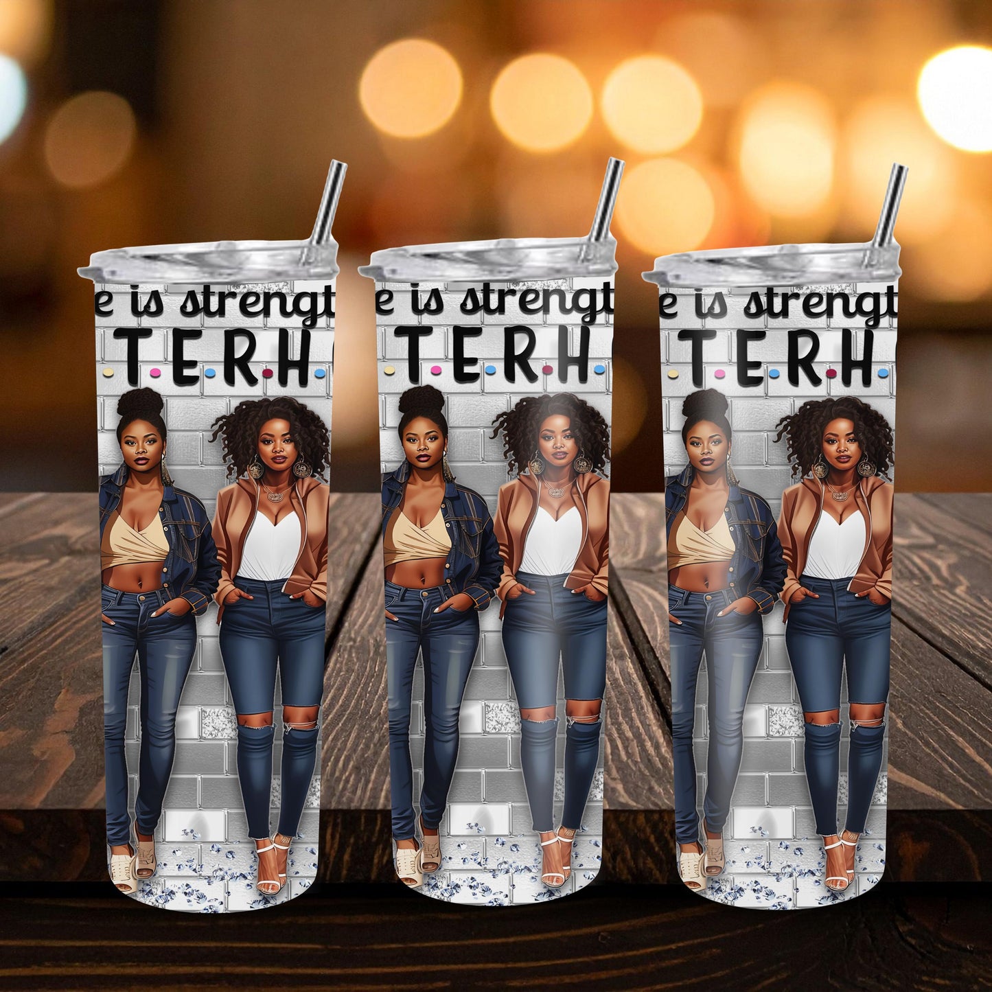 Sistas Tumbler: Inspirational Black Women 20oz Travel Mug