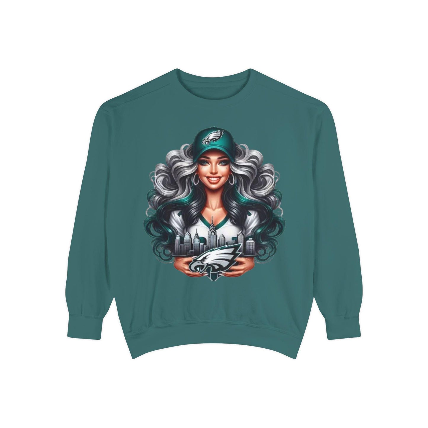 Unisex Eagles Sweatshirt, Sports-Inspired Design, Cozy Casualwear