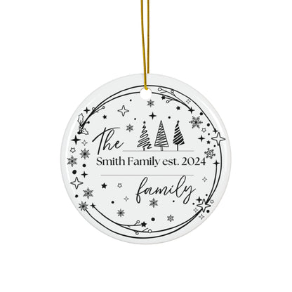 Personalized Ceramic Ornament