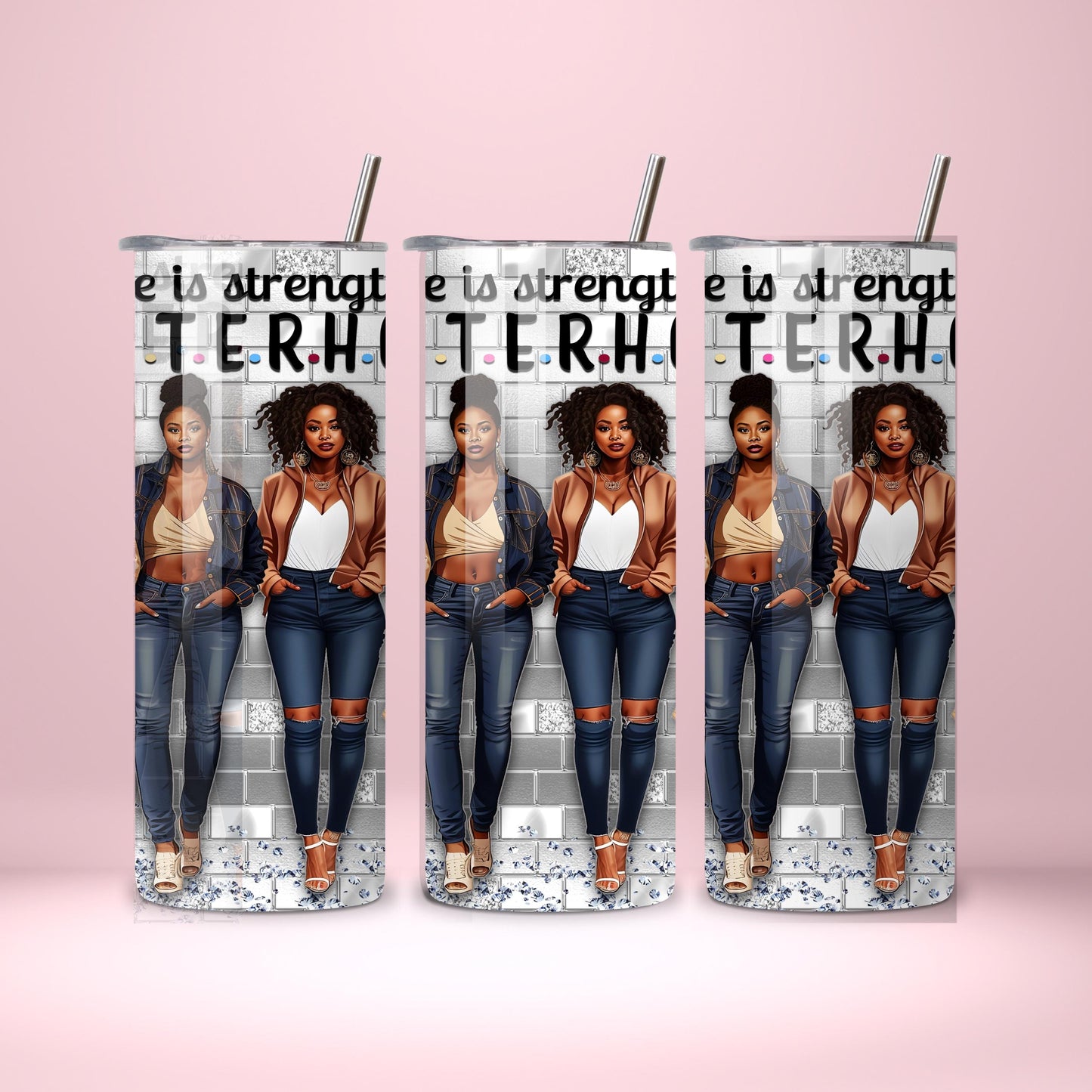Sistas Tumbler: Inspirational Black Women 20oz Travel Mug