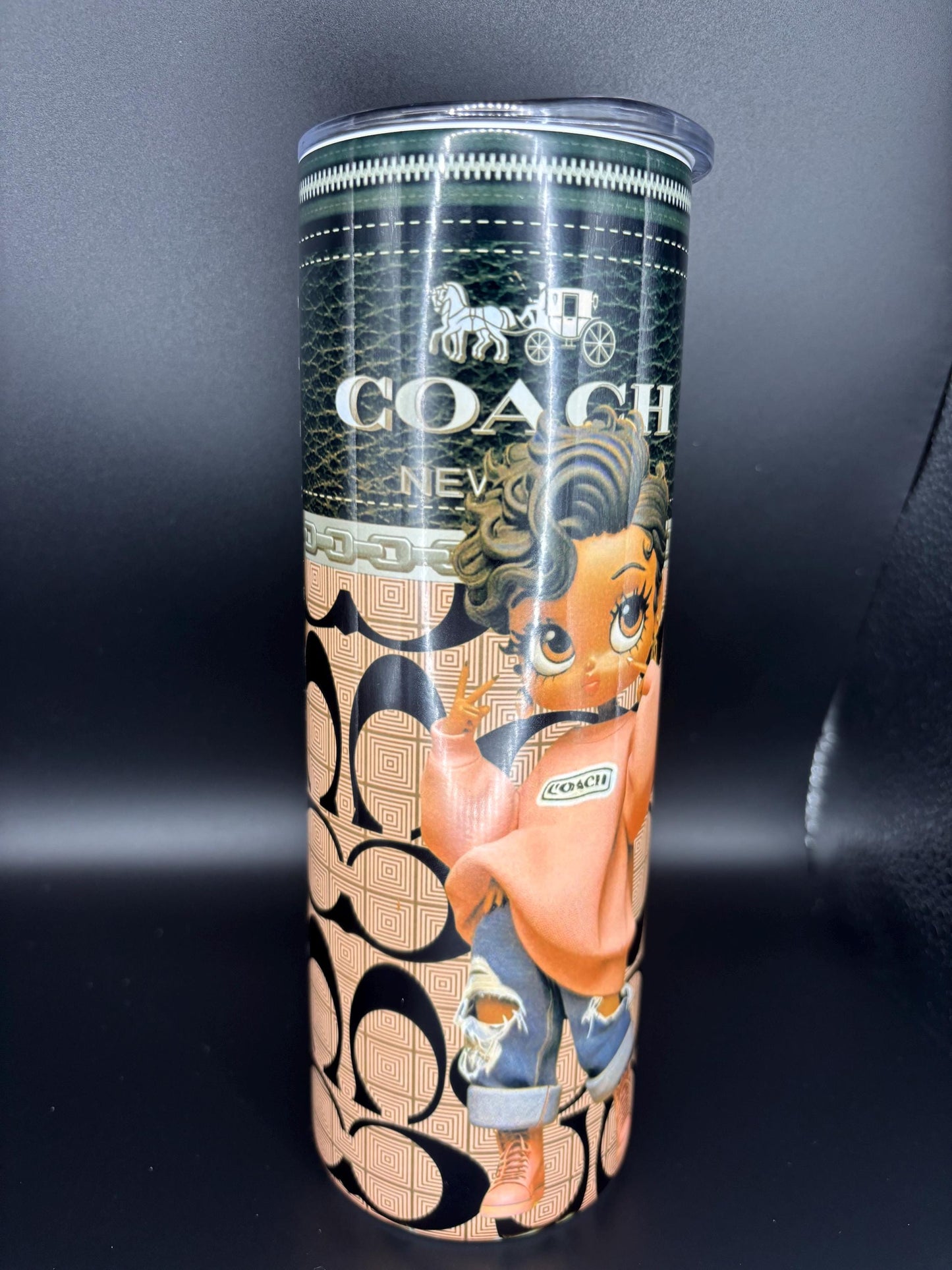 Betty Boop Tumbler: 20oz Stainless Steel Insulated Cup