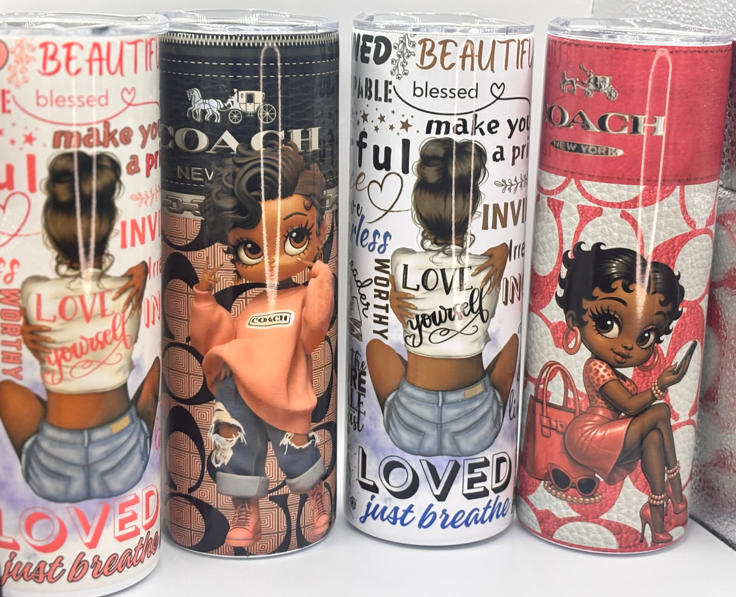 Assorted tumblers