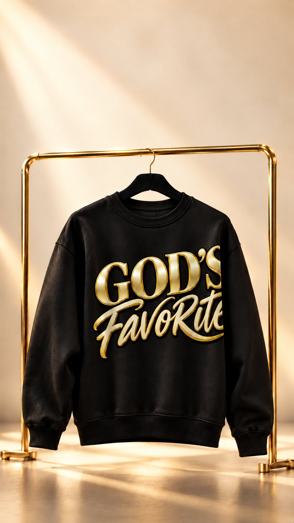 Christian Sweatshirt, Faith Sweatshirt, Christian Apparel, Faith Based Clothing, Christian Gifts for Women, Women’s Crewneck, God’s Favorite