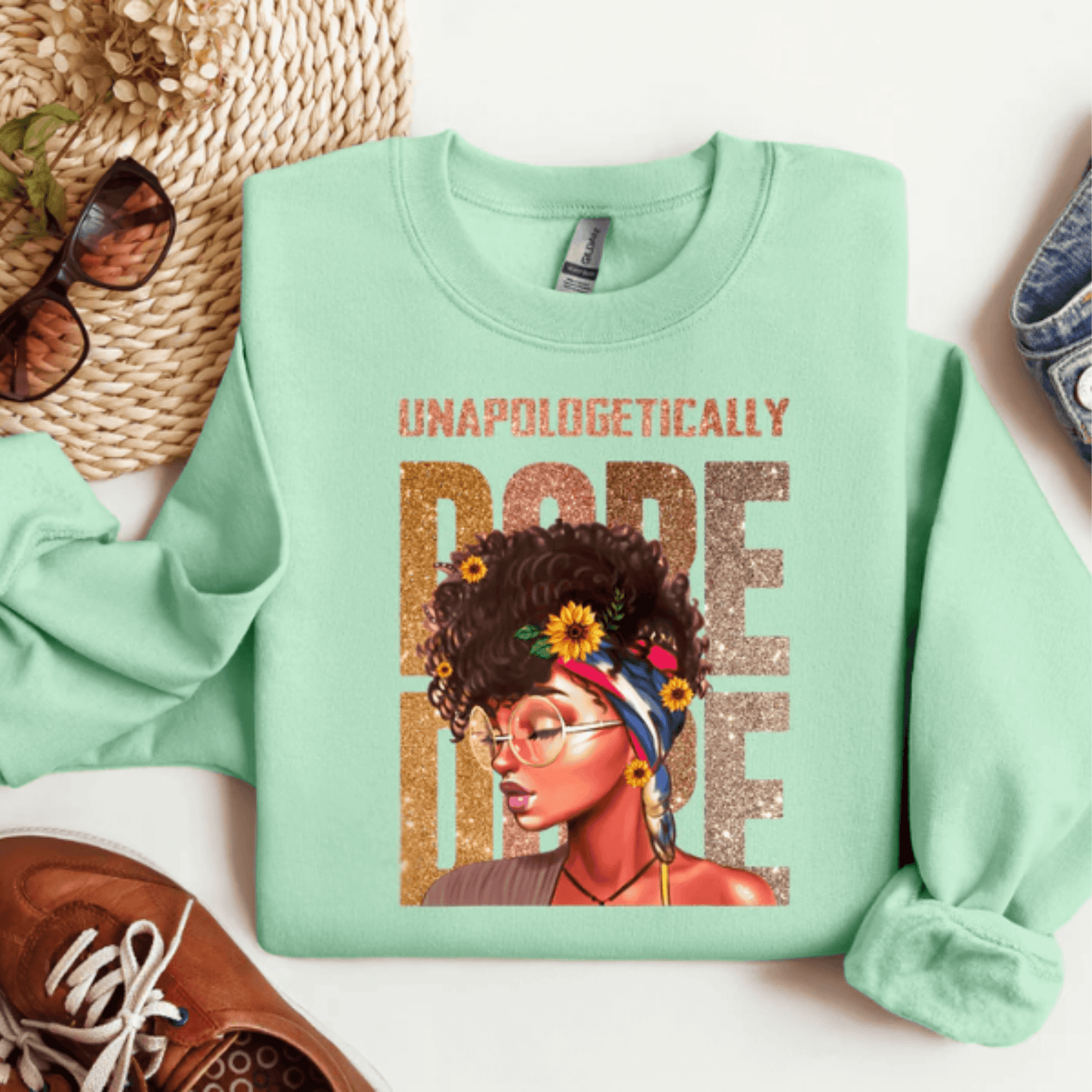 Unapologetically Dope T-shirt and Tumbler Collection