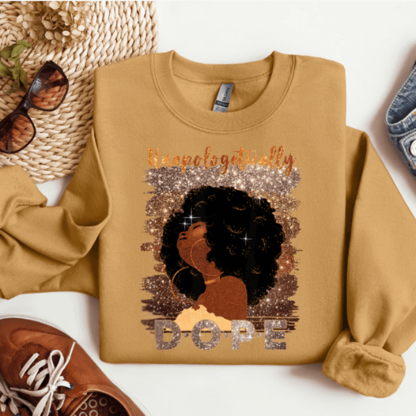 Unapologetically Dope T-shirt and Tumbler Collection