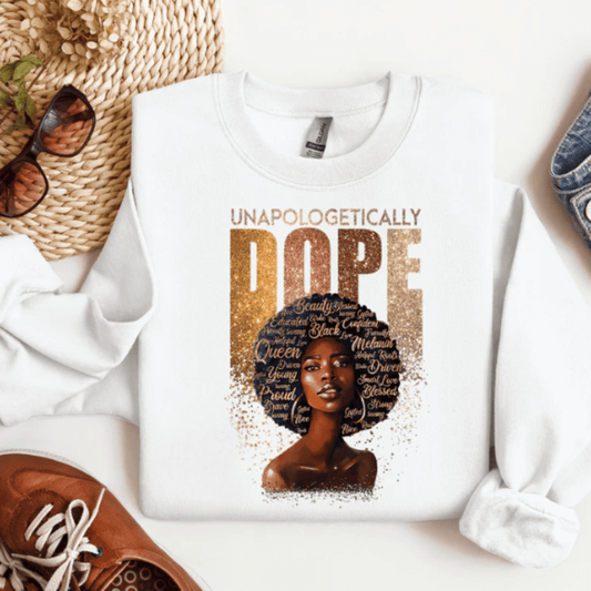 Unapologetically Dope T-shirt and Tumbler Collection