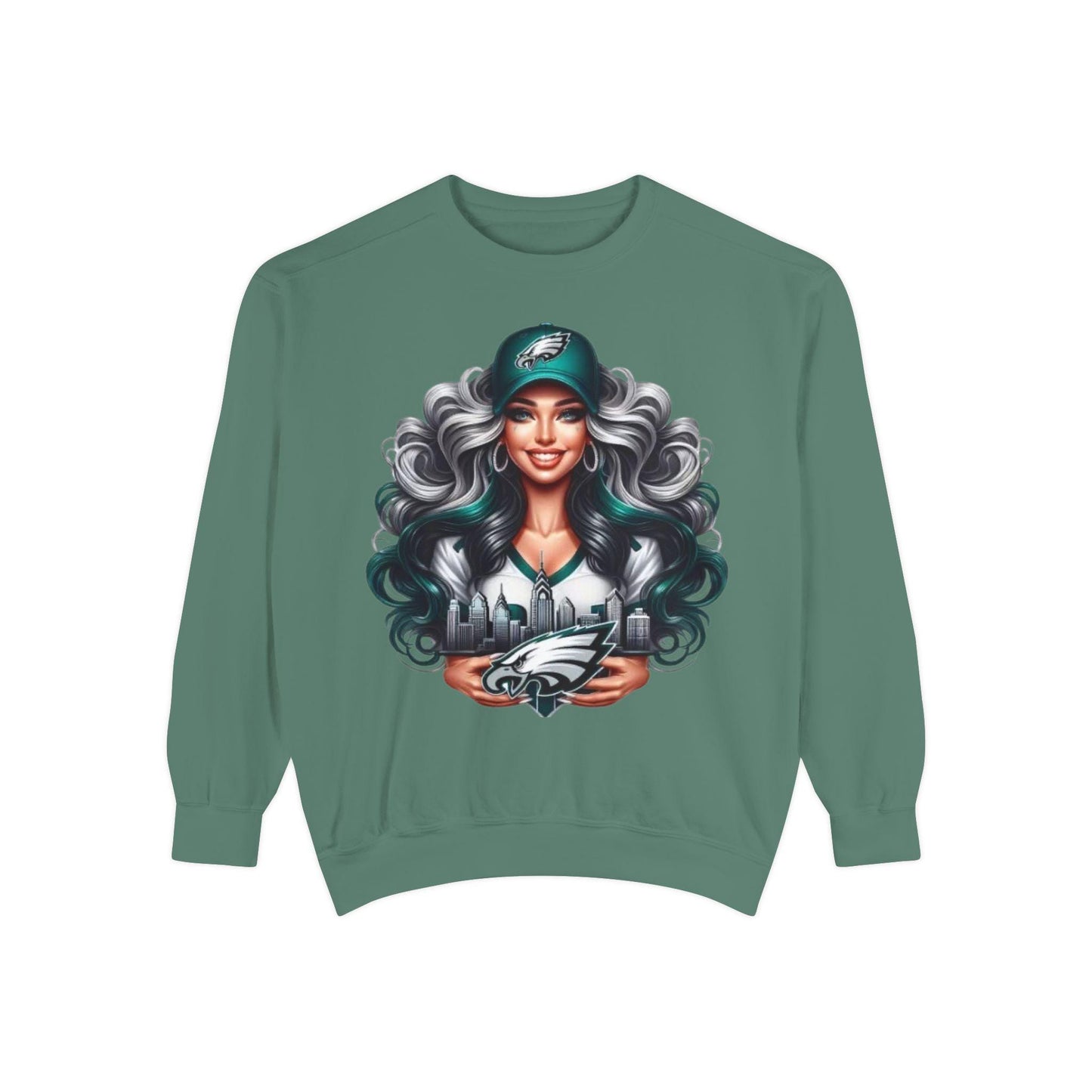 Unisex Eagles Sweatshirt, Sports-Inspired Design, Cozy Casualwear