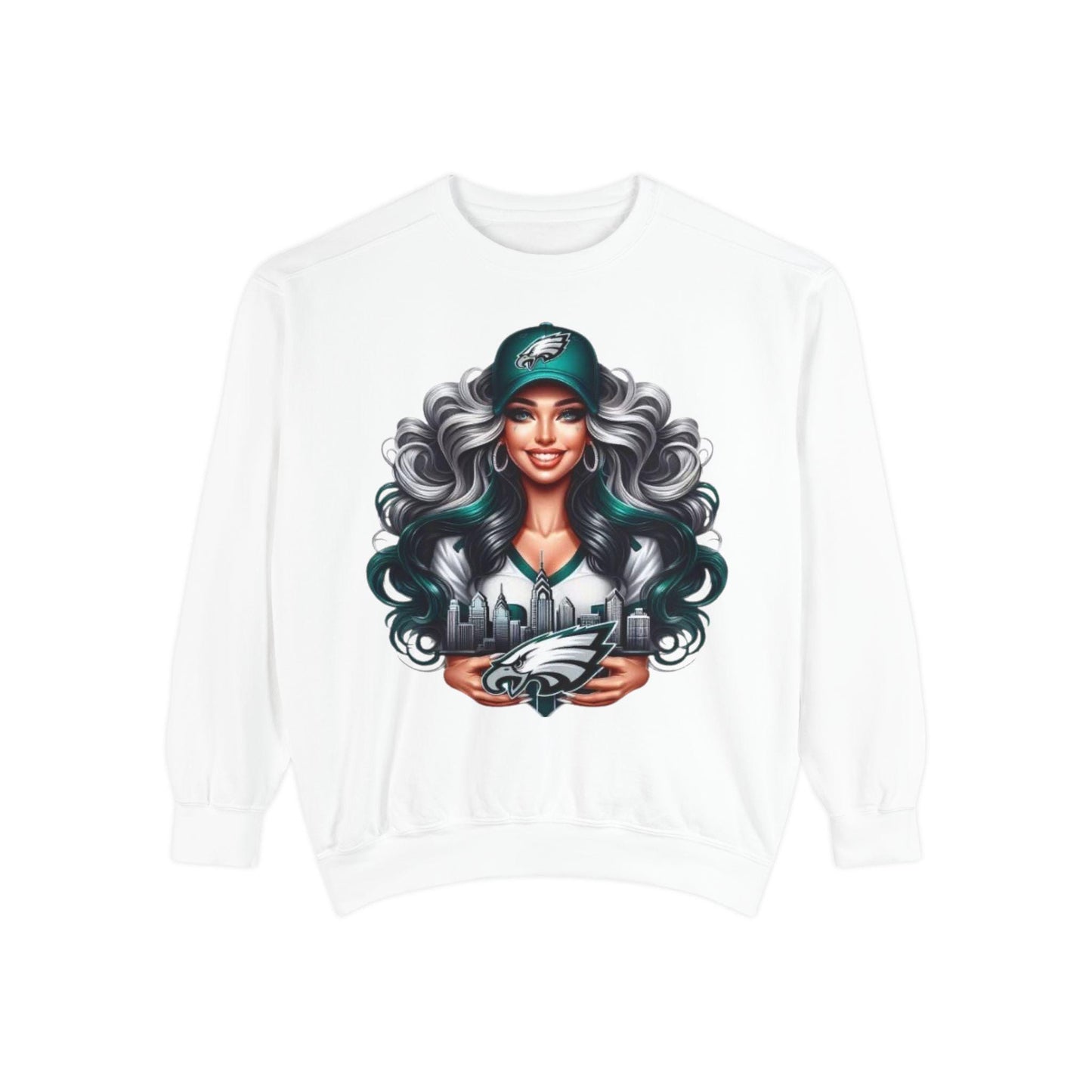 Unisex Eagles Sweatshirt, Sports-Inspired Design, Cozy Casualwear