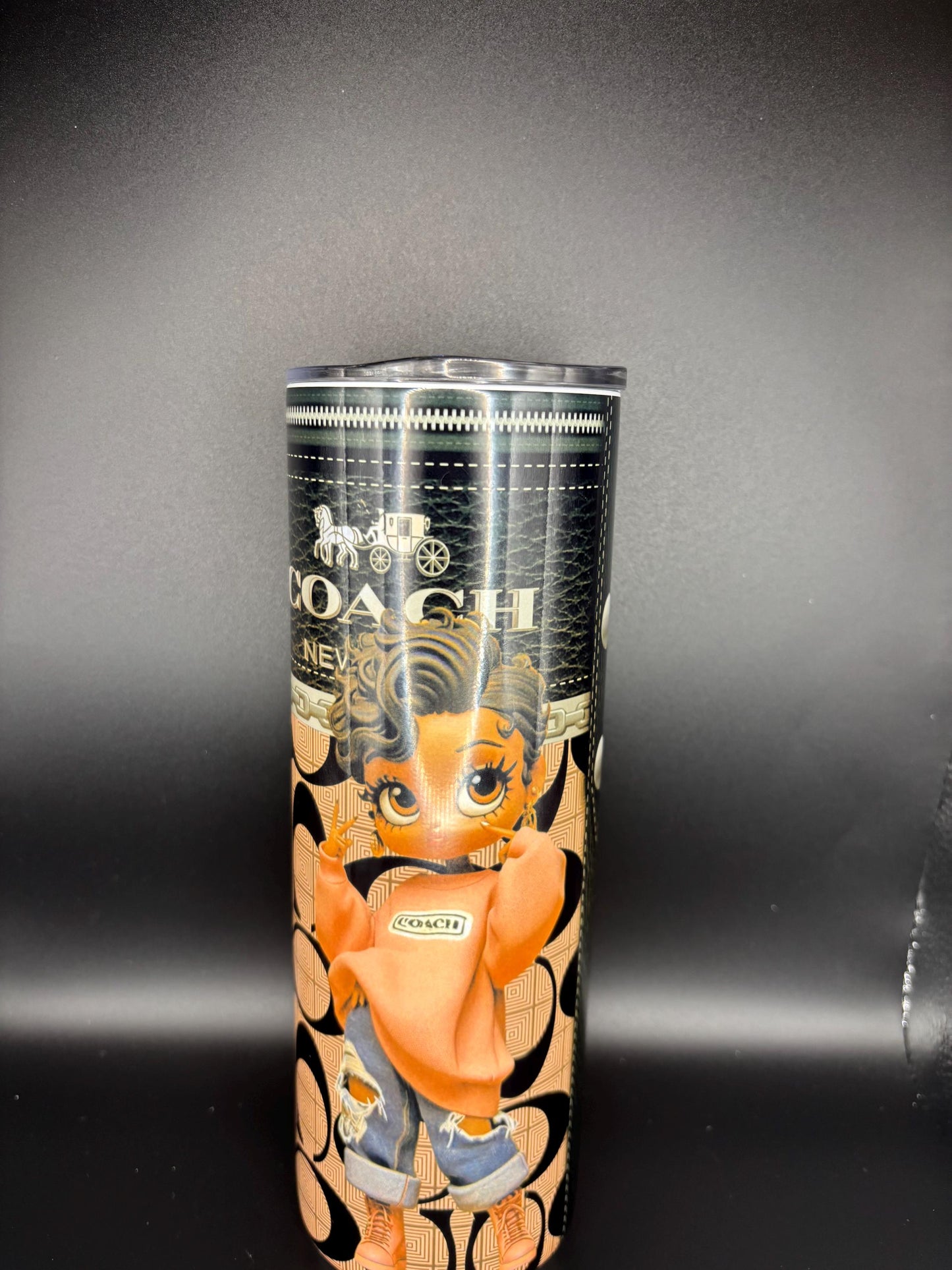 Betty Boop Tumbler: 20oz Stainless Steel Insulated Cup