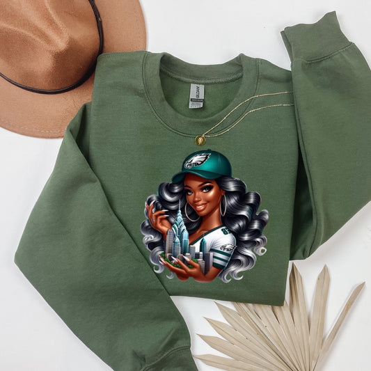 Philadelphia Eagles Girl T-Shirt: Philly Football Fan Tee