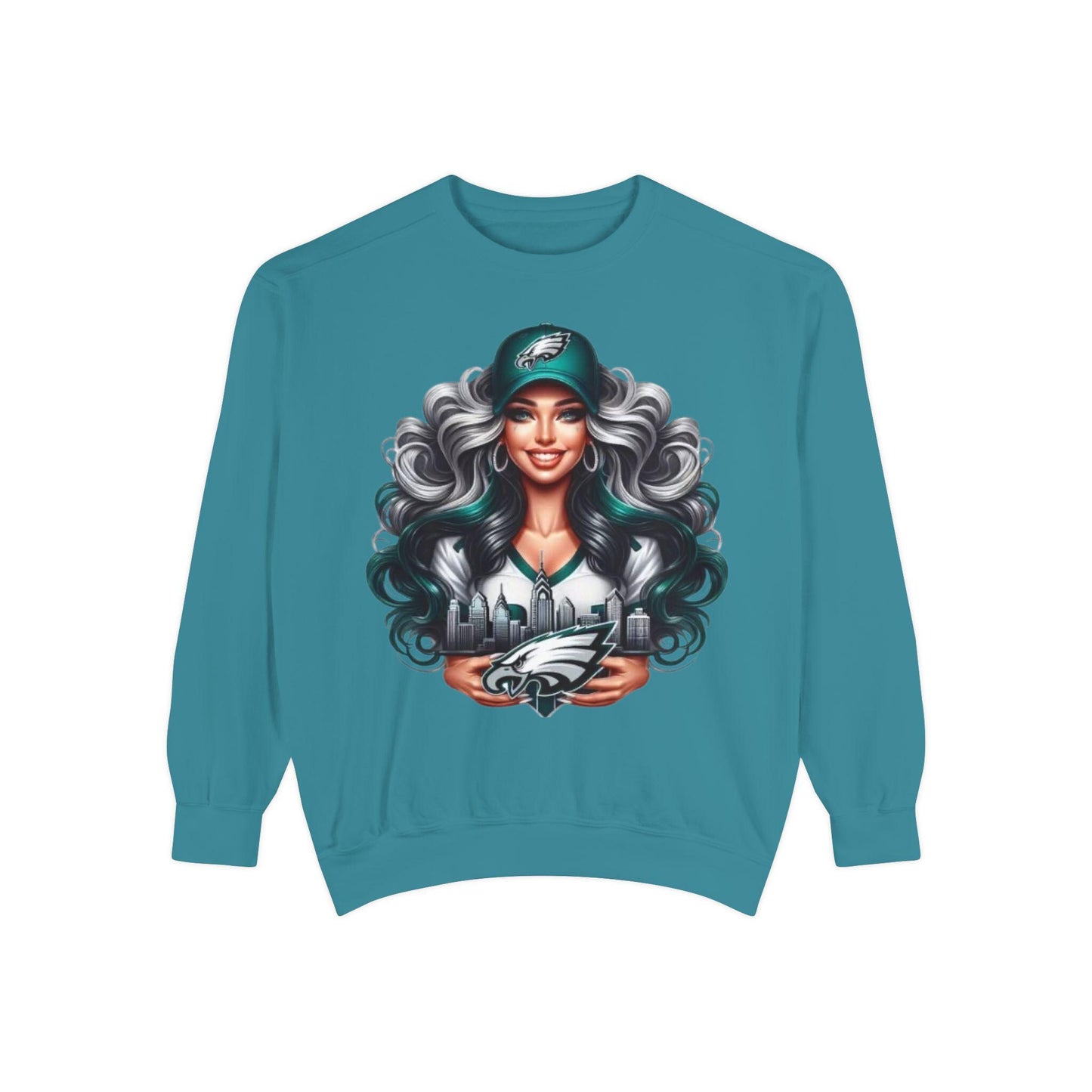Unisex Eagles Sweatshirt, Sports-Inspired Design, Cozy Casualwear