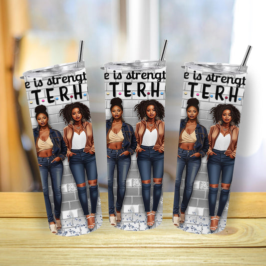 Sistas Tumbler: Inspirational Black Women 20oz Travel Mug