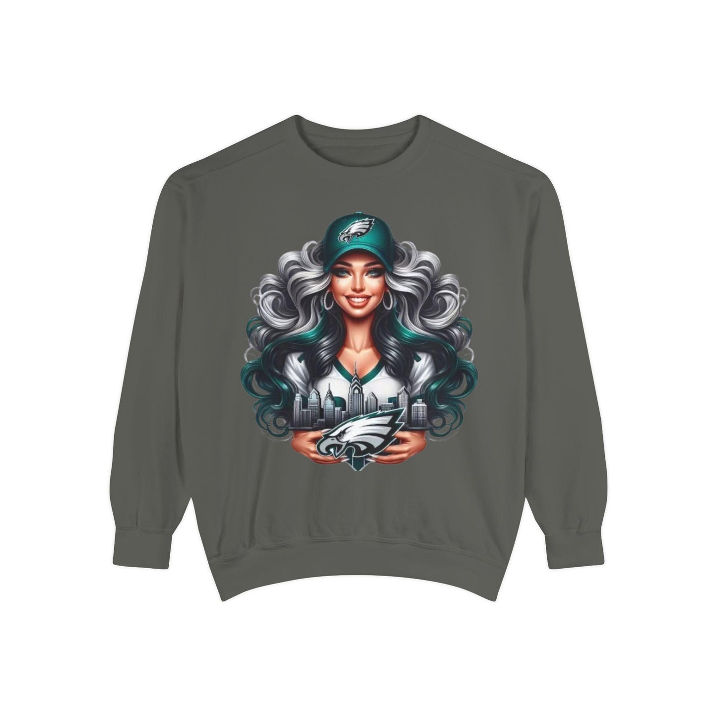 Unisex Eagles Sweatshirt, Sports-Inspired Design, Cozy Casualwear