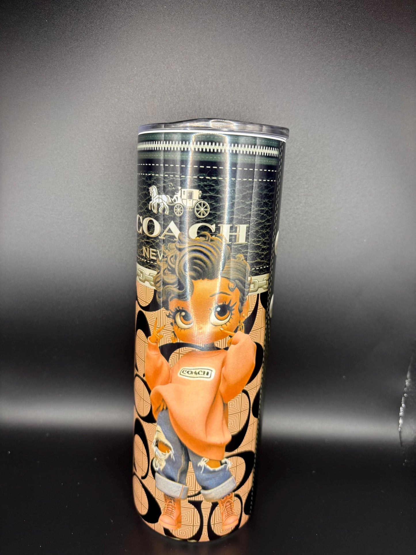 Betty Boop Tumbler: 20oz Stainless Steel Insulated Cup